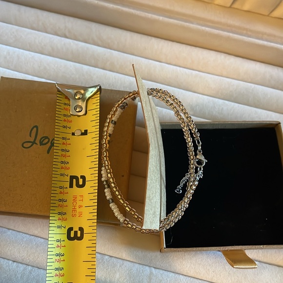 Joy, cuff Morse code bracelet - Picture 7 of 7